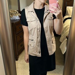 Blush Cargo Vest